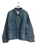 doubletダブレット）の古着「CHAOS EMBROIDERY HEMP DENIM JACKET」｜インディゴ