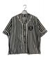 SCHOTT BROS.（ショットブロス）の古着「STRIPE BASEBALL SHIRT　3125073」｜ブラック