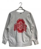 Champion REVERSE WEAVEチャンピオン リバースウィーブ）の古着「90’Sヴィンテージスウェット　刺繍タグ　カレッジロゴ　OHIOSTATE」｜ホワイト×レッド