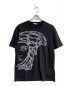 VERSACE COLLECTION（ヴェルサーチ コレクション）の古着「プリントTシャツ　V800683R」｜ブラック