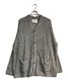 THE INOUE BROTHERS（イノウエブラザーズ）の古着「suri alpaca cardigan　WISM別注　KNIT7-SURI-COTTON」｜グレー