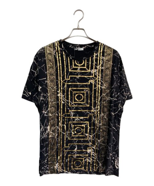 VERSACE COLLECTION（ヴェルサーチ コレクション）VERSACE COLLECTION (ヴェルサーチ コレクション) 総柄Tシャツ ブラック サイズ:XL 未使用品の古着・服飾アイテム