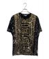 VERSACE COLLECTION（ヴェルサーチ コレクション）の古着「総柄Tシャツ」｜ブラック