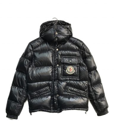 【中古・古着通販】MONCLER (モンクレール) K2ダウンジャケット 41303/50/68950 ブラック ブラック サイズ:1｜ブランド・古着通販  トレファク公式【TREFAC FASHION】スマホサイト