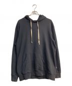 RICK OWENS×Championリックオウエンス×チャンピオン）の古着「BACK PENTAGRAM HOODY　CM20S0015-215232　ブラック　20SS　バック刺繍」｜ブラック