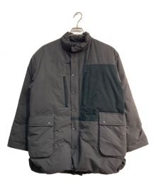 Porter Classic（ポータークラシック）の古着「WEATHER DOWN SHIRT JACKET　ブラック」｜ブラック