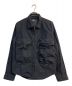 NEMEN（ネーメン）の古着「TATS ZIPPED PARACHUTE OVERSHIRT　パラシュートシャツ　NMN E23251 111　ブラック」｜ブラック