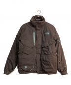 THE NORTH FACEザ ノース フェイス）の古着「Chronicle Down Jacket　AS372152　RECCO 600　ブラウン」｜ブルー×ブラウン