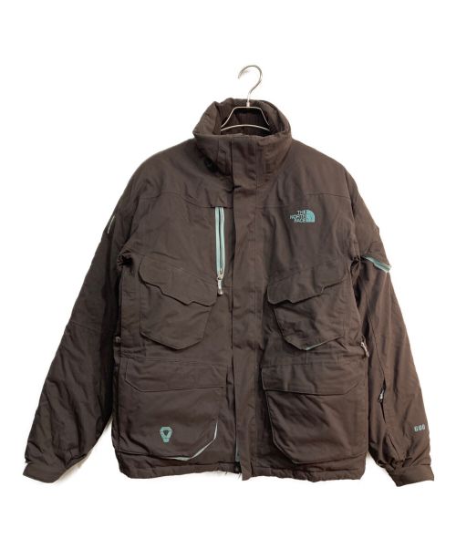 THE NORTH FACE（ザ ノース フェイス）THE NORTH FACE (ザ ノース フェイス) Chronicle Down Jacket　AS372152　RECCO 600　ブラウン ブルー×ブラウン サイズ:Mの古着・服飾アイテム