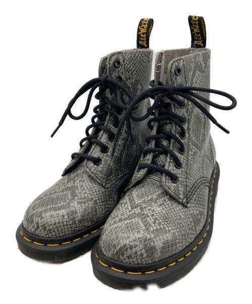 Dr.Martens（ドクターマーチン）Dr.Martens (ドクターマーチン) PASCAL 8ホールブーツ　KV06R　グレー グレー サイズ:37の古着・服飾アイテム