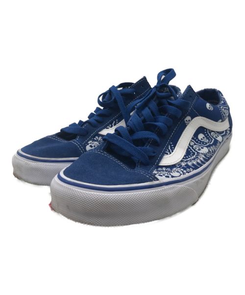 VANS（バンズ）VANS (ヴァンズ) スニーカー　	OLD SKOOL　	スカルペイズリー ブルー サイズ: 28.5cmの古着・服飾アイテム