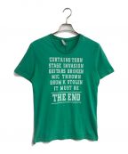 DIOR HOMMEディオール オム）の古着「THE END プリントTシャツ　5HH3068805　05AW　エディ期」｜グリーン