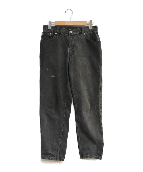 LEVI'S（リーバイス）LEVI'S (リーバイス) デニムパンツ　550　90s　ブラックデニム　テーパード　ブランクタブ ブラック サイズ:Mの古着・服飾アイテム