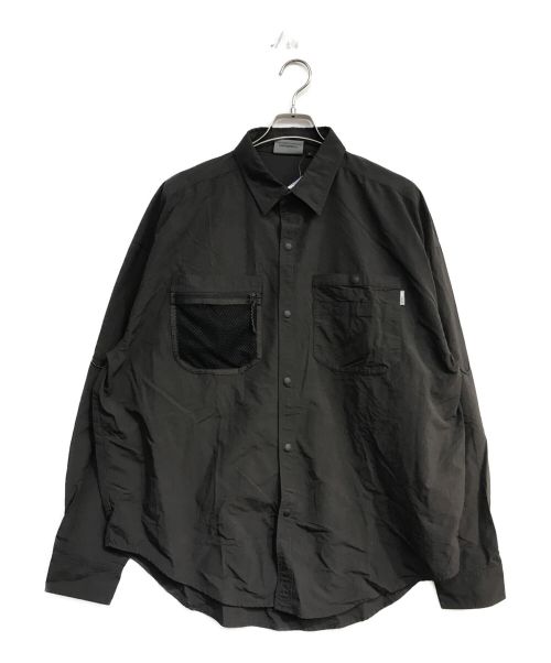 GRIP SWANY（グリップスワニー）GRIP SWANY (グリップスワニー) koti (コティ) GEAR SHIRT グレー サイズ:L 未使用品の古着・服飾アイテム