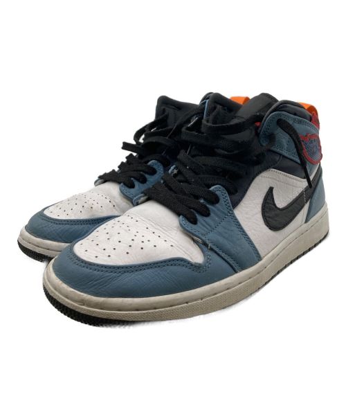 NIKE（ナイキ）NIKE (ナイキ) FACETASM (ファセッタズム) AIR JORDAN 1 MID SE FEARLESS APLA CU2802-100 ブルー×ホワイト サイズ:26.5cmの古着・服飾アイテム