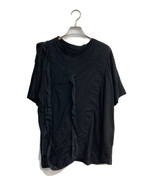 B Yohji Yamamoto（ビーヨウジヤマモト）B Yohji Yamamoto (ビーヨウジヤマモト) Hang sash T-shirts　NH-T62-271 ブラック サイズ:2の古着・服飾アイテム