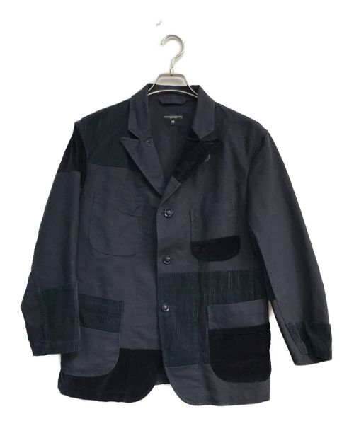 Engineered Garments（エンジニアド ガーメンツ）Engineered Garments (エンジニアド ガーメンツ) ベッドフォードジャケット　コーデュロイパッチワーク ネイビー サイズ:XSの古着・服飾アイテム