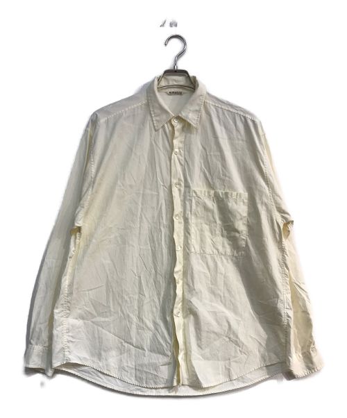 AURALEE（オーラリー）AURALEE (オーラリー) WASHED FINX TWILL BIG SHIRTS　A00S03TN　 ホワイト サイズ:4の古着・服飾アイテム