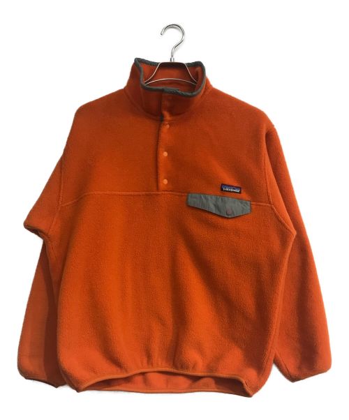 Patagonia（パタゴニア）Patagonia (パタゴニア) シンチラ・スナップT・プルオーバー　USA製 オレンジ サイズ:Mの古着・服飾アイテム