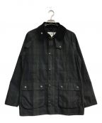 Barbourバブアー）の古着「SL Bedale Jacket BLACKWATCH　MWX1764NY72」｜ネイビー×グリーン