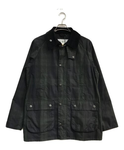 Barbour（バブアー）Barbour (バブアー) SL Bedale Jacket BLACKWATCH　MWX1764NY72 ネイビー×グリーン サイズ:42の古着・服飾アイテム