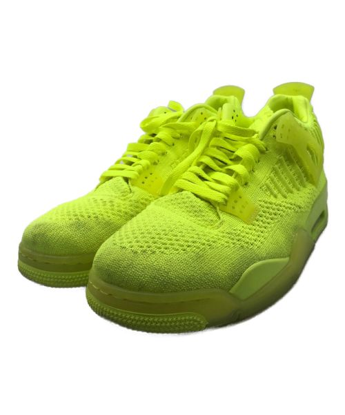 NIKE（ナイキ）NIKE (ナイキ) AIR JORDAN 4 RETRO FLYKNIT VOLT　AQ3559-700 イエロー サイズ:28cmの古着・服飾アイテム