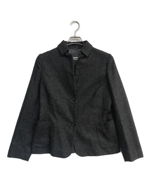 JIL SANDER（ジルサンダー）JIL SANDER (ジルサンダー) アルパカテーラードジャケット グレー サイズ:38の古着・服飾アイテム