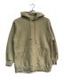 Champion（チャンピオン）の古着「別注pullover hoodie　CWSU107　リバースウィーブ　エルボーパッチ」｜ベージュ