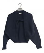 HYKEハイク）の古着「C/N GANSEY SWEATER BOLERO　211-11228　21SS」｜ネイビー