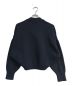 HYKE (ハイク) C/N GANSEY SWEATER BOLERO　211-11228　	21SS ネイビー サイズ:2：14800円