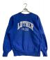 Champion REVERSE WEAVE（チャンピオンリバースウィーブ）の古着「リバースウィーブスウェット　	LUTHER COLLEGE　90s　刺繍タグ　USA製」｜ブルー