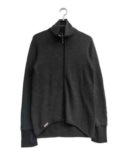 WOOLPOWER（ウールパワー）woolpower (ウールパワー) FULL ZIP JACKET 400 グレー サイズ:Mの古着・服飾アイテム