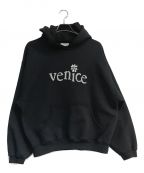 ERLイーアールエル）の古着「venice hoodie」｜ブラック