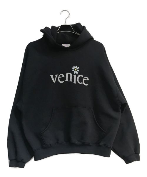 ERL（イーアールエル）ERL (イーアールエル) venice hoodie ブラック サイズ:Mの古着・服飾アイテム