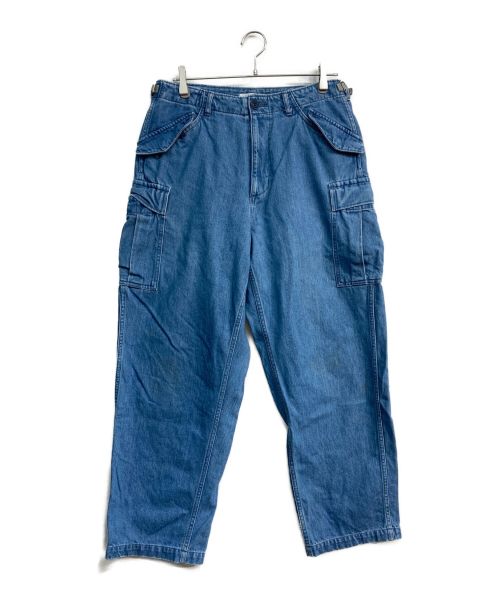 sanse sanse（サンセサンセ）SANSE SANSE (サンセサンセ) SHIPS any (シップスエニィ) KARMA PANTS DENIM　デニム　カーゴパンツ　インディゴ インディゴ サイズ:Ｍの古着・服飾アイテム