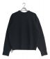 UNIVERSAL PRODUCTS（ユニバーサルプロダクツ）の古着「Low Gauge Crew Neck Sweater　233-60205　23AW」｜ブラック