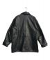 UNIVERSAL PRODUCTS (ユニバーサルプロダクツ) Sheep Leather Carcoat　カーコート　233-60703　23AW ブラック サイズ:3：39800円