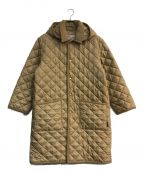 Traditional Weatherwearトラディショナルウェザーウェア）の古着「フーデッドキルティングコート　L212APQCO0291AA」｜ベージュ