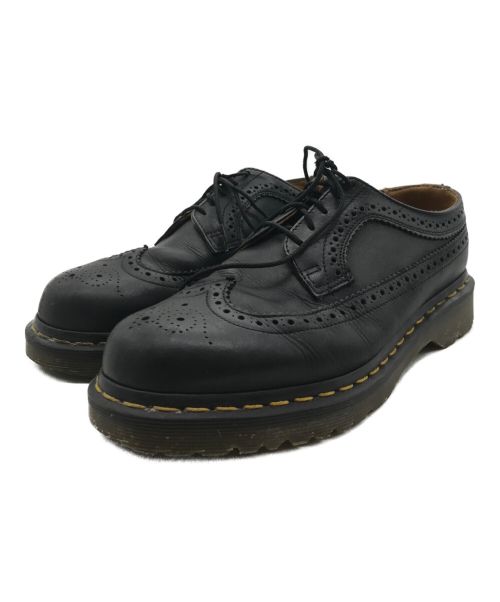 Dr.Martens（ドクターマーチン）Dr.Martens (ドクターマーチン) ブローグシューズ　3989 ブラック サイズ:UK6の古着・服飾アイテム