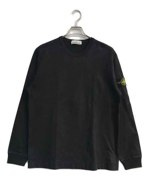 STONE ISLAND（ストーンアイランド）STONE ISLAND (ストーンアイランド) ヘビーウェイトコットンクルーネック　731564450 ブラック サイズ:Lの古着・服飾アイテム