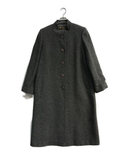 Leilian（レリアン）LEILIAN (レリアン) カシミヤコート　	ロロピアーナ生地 グレー サイズ:9の古着・服飾アイテム