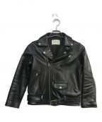 beautiful peopleビューティフルピープル）の古着「vintage leather riders jacket　1000402411」｜ブラック