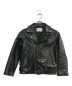 beautiful people（ビューティフルピープル）の古着「vintage leather riders jacket　1000402411」｜ブラック