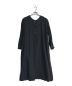 nest Robe（ネストローブ）の古着「起毛リネンボタンドワンピース　01204-1594」｜ブラック