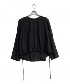 theoryセオリー）の古着「Prime GGT LS Cape Blouse　3308201」｜ブラック