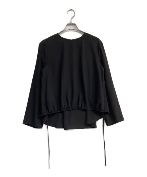 theory（セオリー）theory (セオリー) Prime GGT LS Cape Blouse　3308201 ブラック サイズ:S 未使用品の古着・服飾アイテム