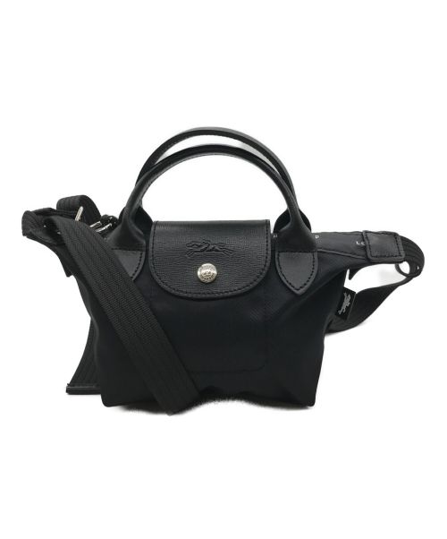 LONGCHAMP（ロンシャン）LONGCHAMP (ロンシャン) ルプリアージュ エナジーXS トップハンドルバッグ　L1500HSR001 ブラックの古着・服飾アイテム