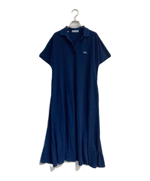 LACOSTE（ラコステ）LACOSTE (ラコステ) インディゴ鹿の子地ポロドレス　EF815EL ブルー サイズ:34の古着・服飾アイテム