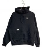 WTAPSダブルタップス）の古着「All/HOODDY/COTTON.WUT　222ATDT-CSM20　hoodie　ブラック」｜ブラック