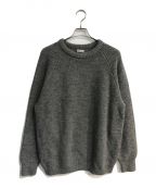 STEVEN ALANスティーブンアラン）の古着「WL/LI AZE CREW NECK KNIT-LOOSE」｜グレー